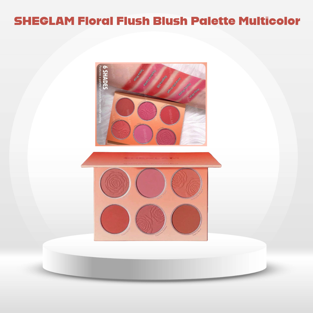 Sheglam Floral Flush Blush Palette Multicolor
